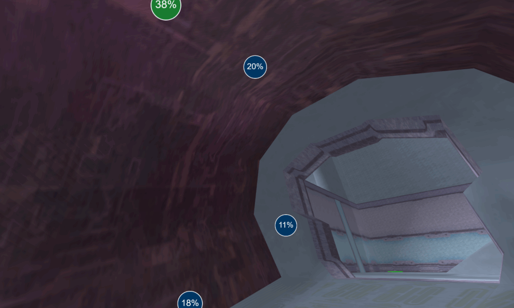 Clinky spawns to green plat, elbow, bottom green