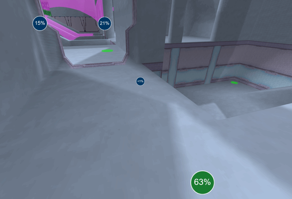 Top green spawning teammate down instead of green plat